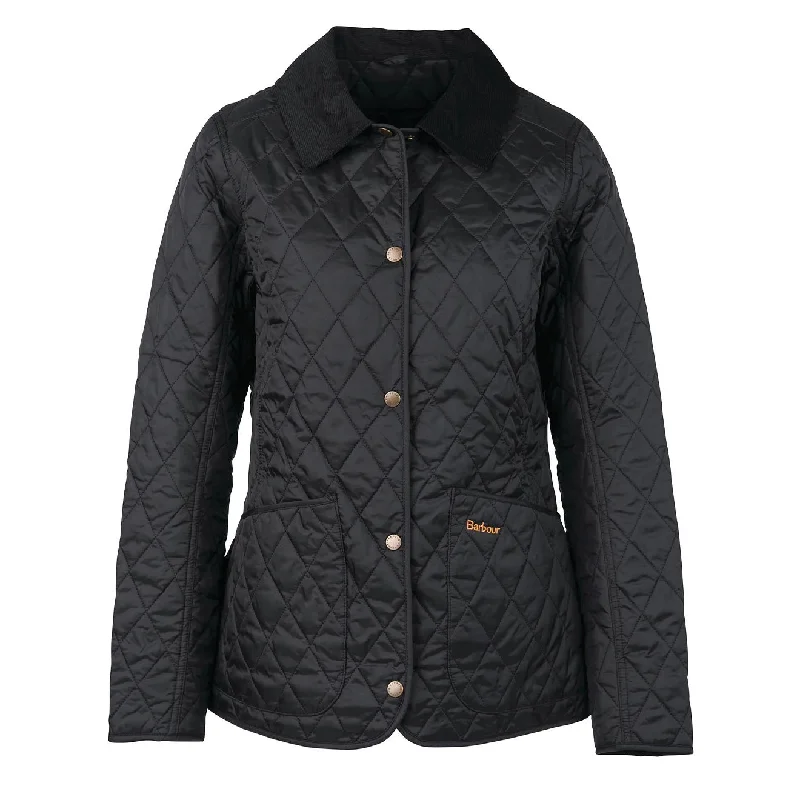 Outdoor Adventure Jacket-Barbour Womens Annandale Quilted Jacket Black