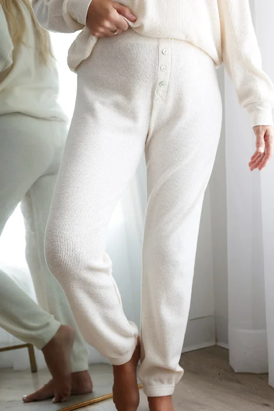 Light Jogger Pants-Cozy Days Thermal Jogger (FINAL SALE)