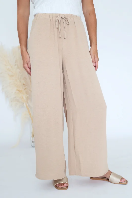 High-Waisted Joggers-Isla Textured Pant (FINAL SALE)