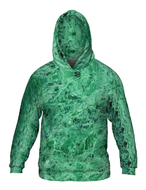 Modern Fit Hoodie-Green Marble