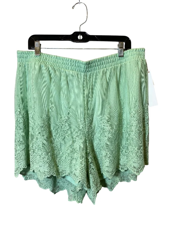 Utility Shorts-Shorts By Torrid In Green, Size: 1x