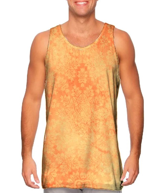 Custom Tank Top-Floral Goddess Orange