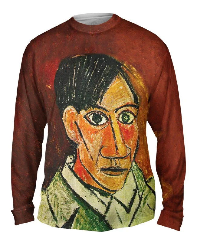 Thermal Long Sleeve Shirt-Pablo Picasso - "Self Portrait" (1907)