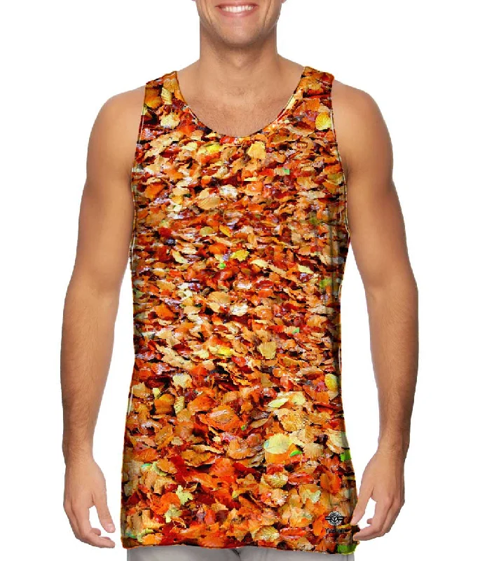 Athletic Sleeveless Shirt-First Fall Leaves Of Autumn