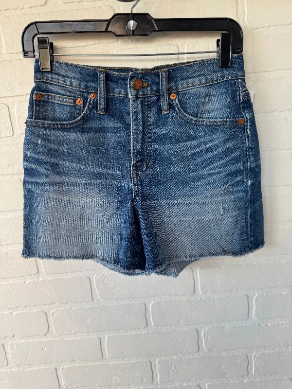 Comfortable Fit Shorts-Shorts By Madewell In Blue Denim, Size: 0