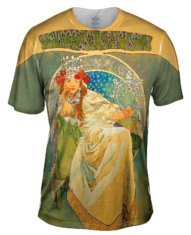 Layered T-Shirt-Alphonse Mucha-Princess Hyacinth-1911