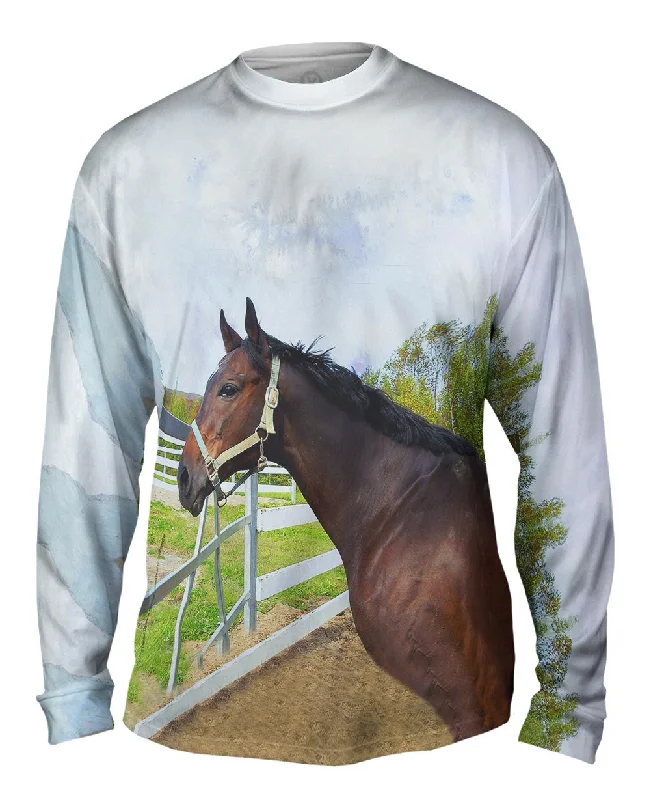 Adjustable Long Sleeve-Thoughtful Stable Horse