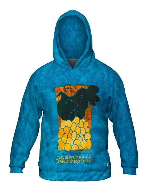 Bold Color Hoodie-G Douanne - "I am a good war hen" (1914)