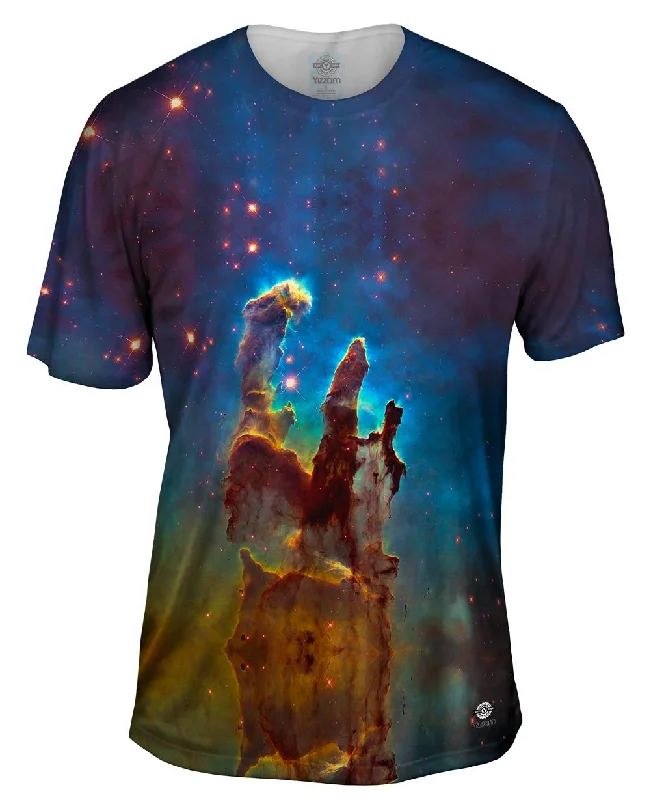 Hipster T-Shirt-Space Galaxy Pillars Of Creation