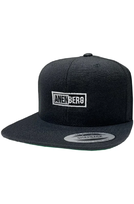 Sun Hat-Anenberg, Explicit Classic Black Snap Back