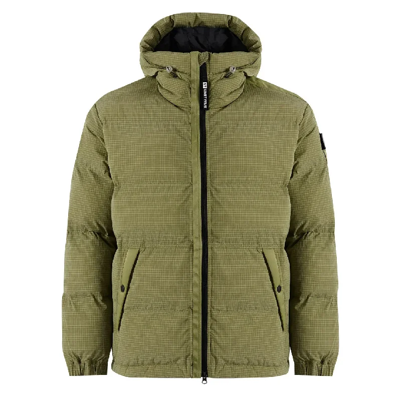 Fashion Forward Jacket-ST95 Hooded Puffer Light Green