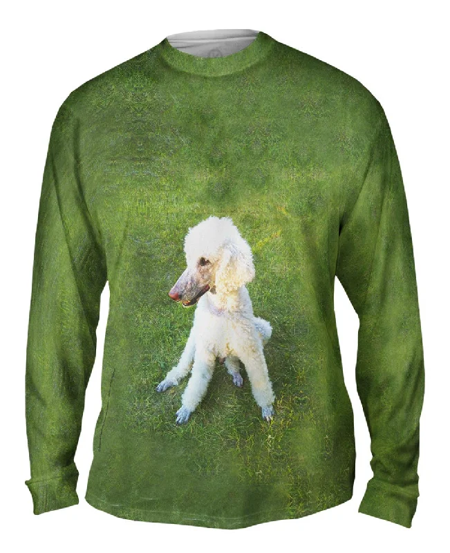 Long Sleeve Tee-Poodle Tripod