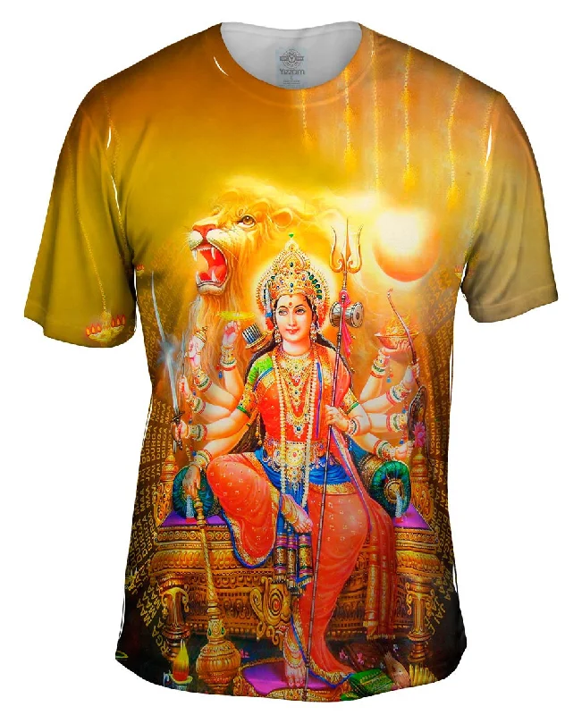 Designer T-Shirt-India - "The Great Lion Durga"