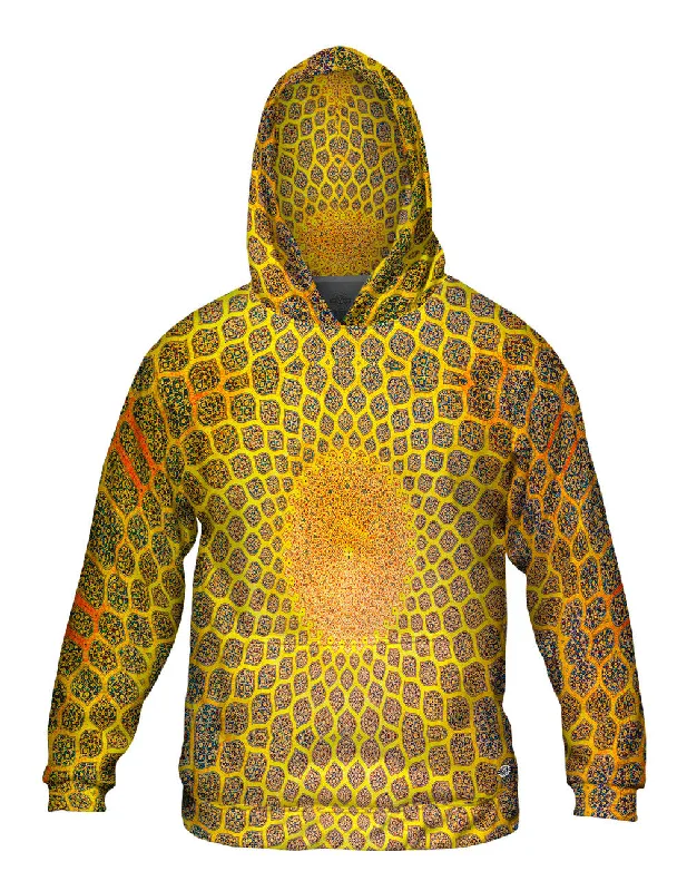 Sports Hoodie-Golden Mosque Ceiling Isfahan Lotfollah Architecture