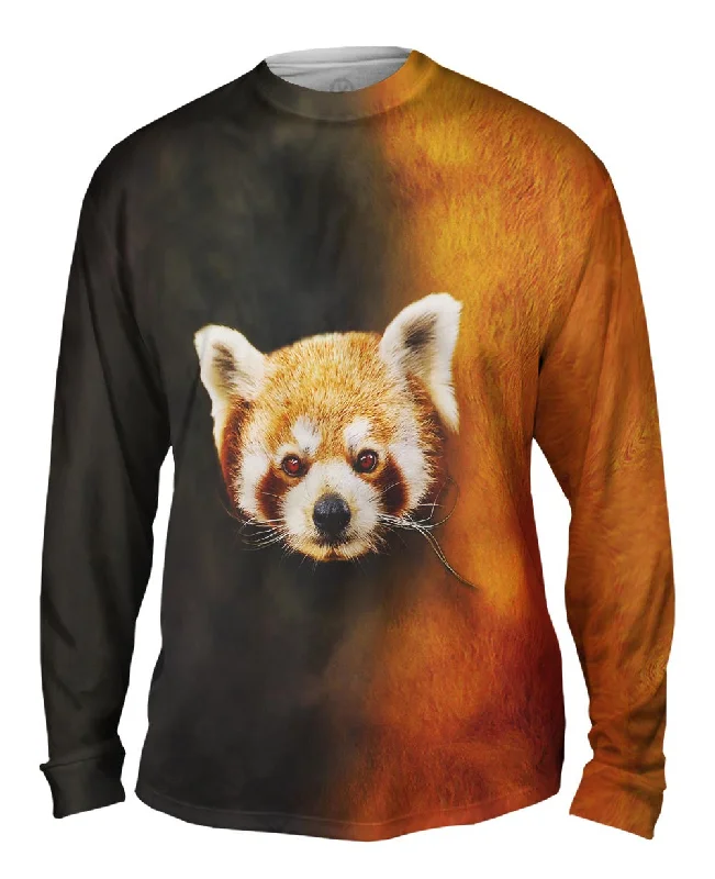 Running Long Sleeve-Red Panda Half Skin