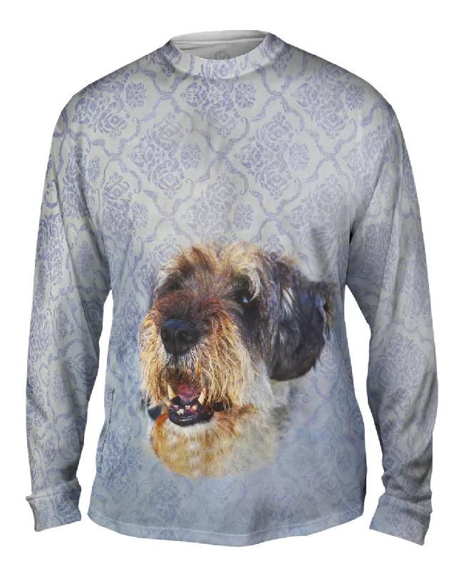 Cozy Long Sleeve-Smiling Decorator Puppy