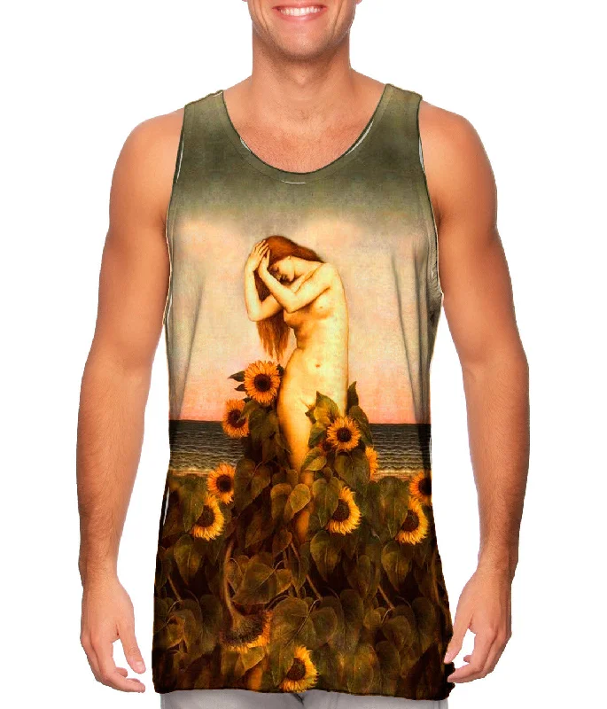 Relaxed Sleeveless Tank-Evelyn de Morgan - "Pre Raphaelite"