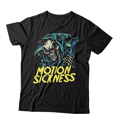 Active T-Shirt-MOTION SICKNESS - "Catch Your Breath"