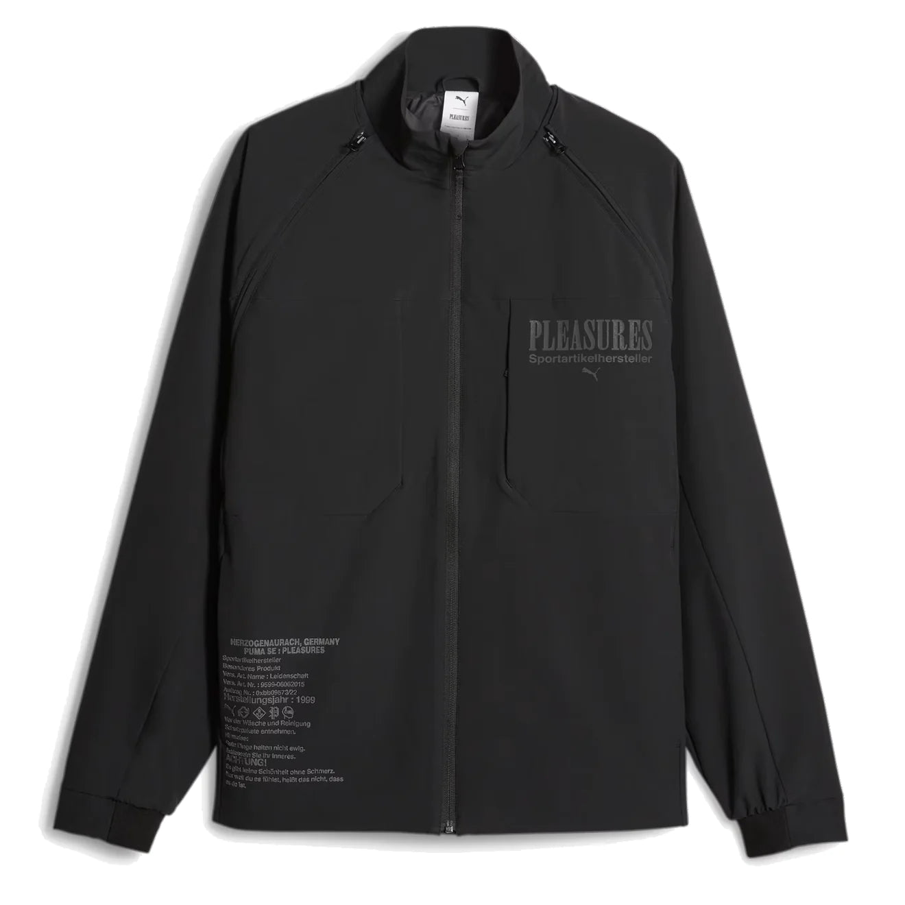 Easy Wear Jacket-Puma Puma X Pleasures Zip-Off Jacket Puma Black