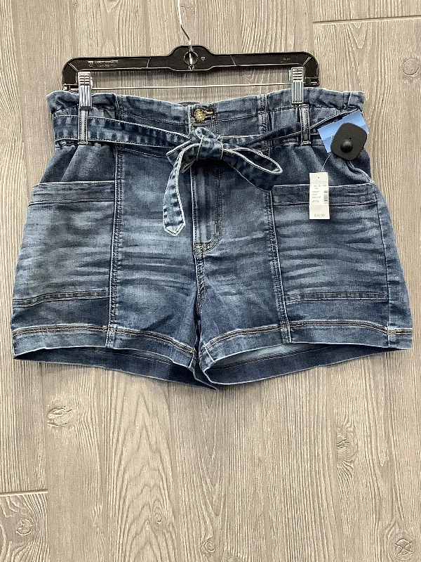 High-Waisted Shorts-Shorts By Maurices In Blue Denim, Size: 12