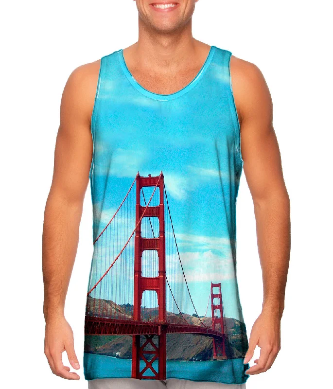 Soft Sleeveless Shirt-Golden Gate Bridge San Francisco