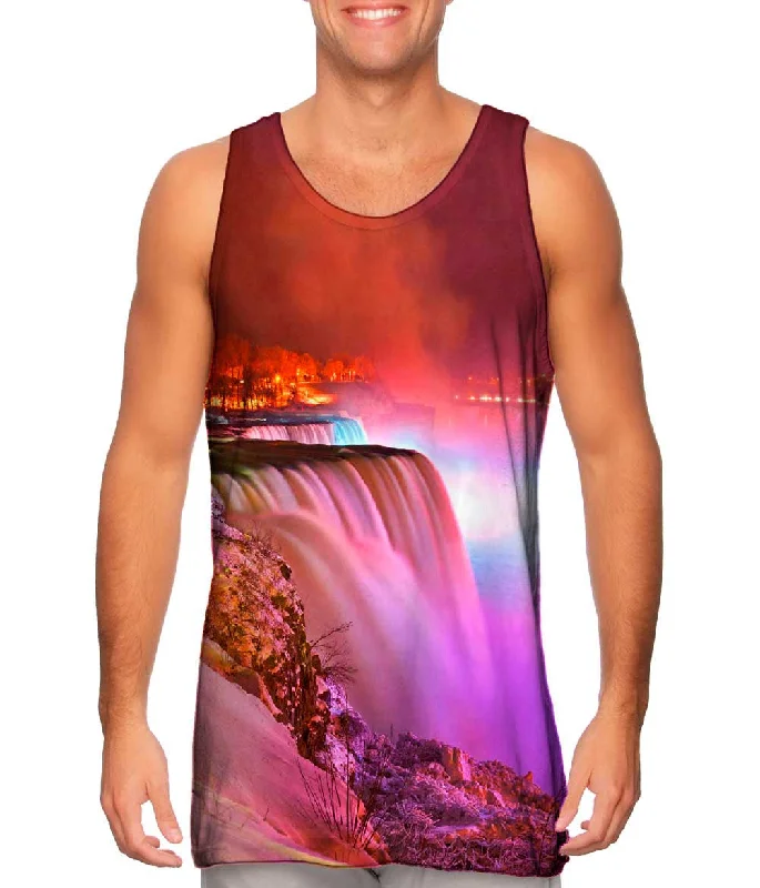 Performance Tank-Glowing Niagara Falls Winter