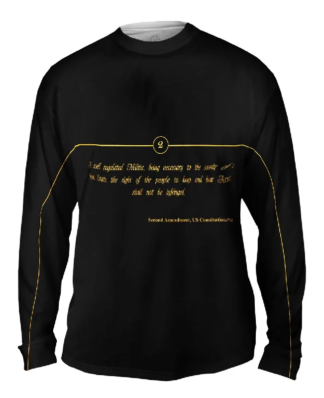 Smart Long Sleeve Shirt-Second Amendment Us Constitution