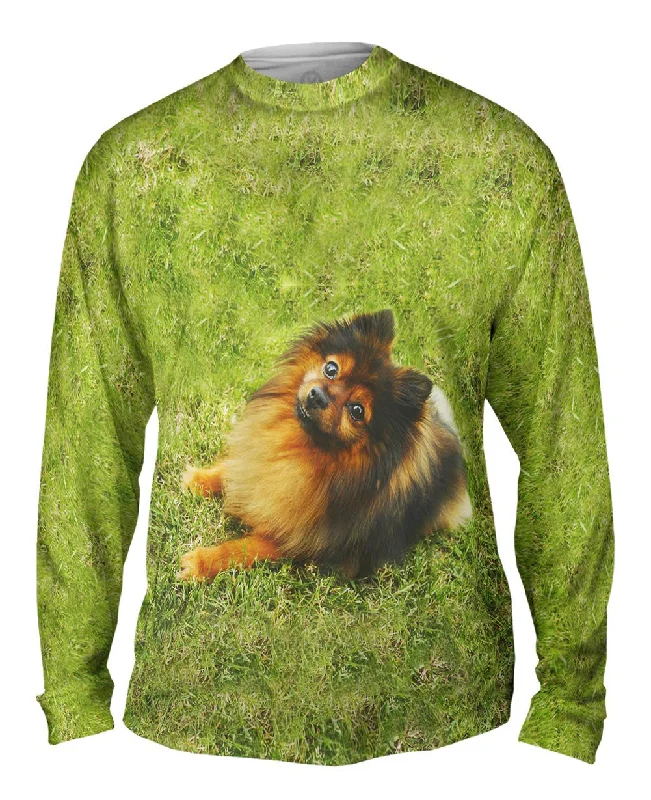 Performance Long Sleeve-Obedient Pomeranian