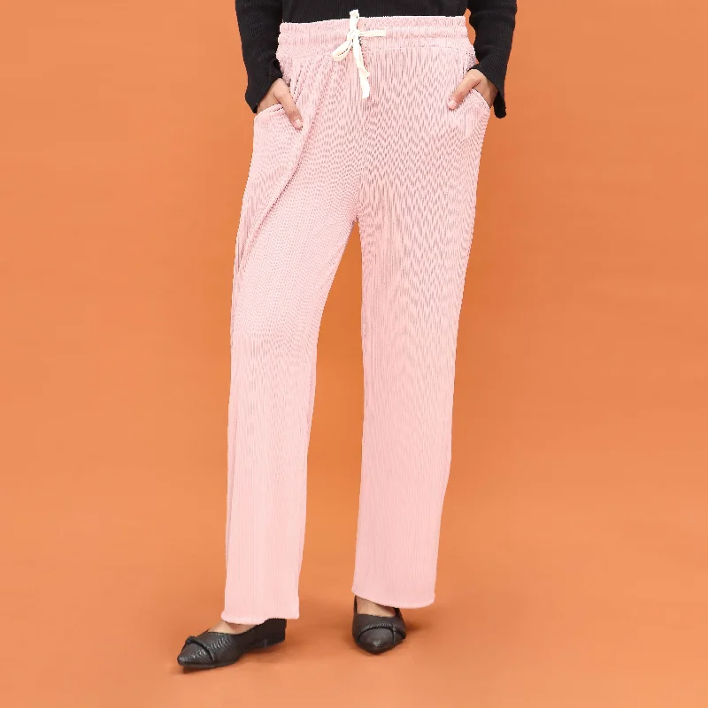 Modern Fit Pants-Pink Western Pant PL4001