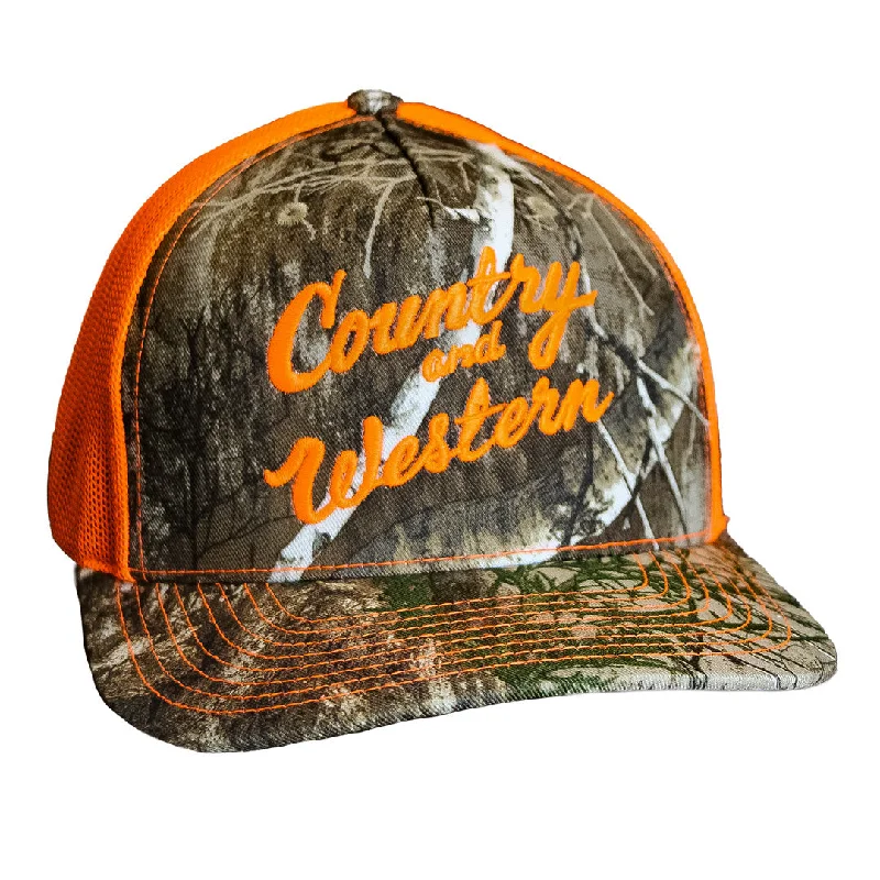 Cowboy Hat-Country & Western Realtree Camo Cap