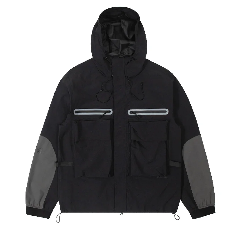 Thermal Jacket-Purple Mountain Observatory Climate Hooded Jacket Black