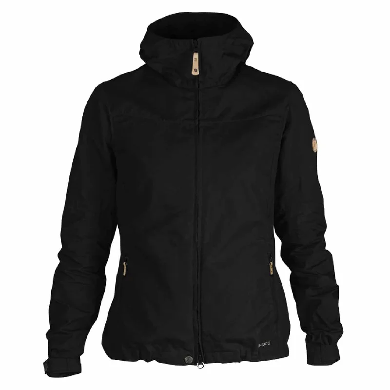 Bomber Jacket-Fjallraven Womens Stina Jacket Black