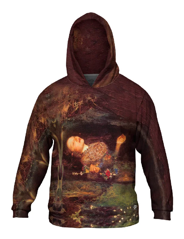 Plain Hoodie-J John Everett Millais - "Ophelia"