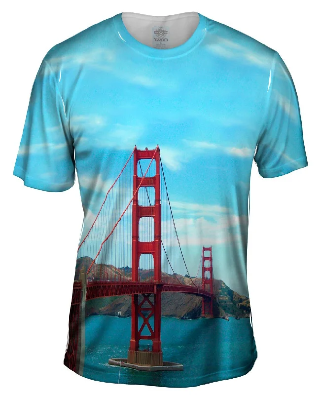 Sportswear T-Shirt-Golden Gate Bridge San Francisco