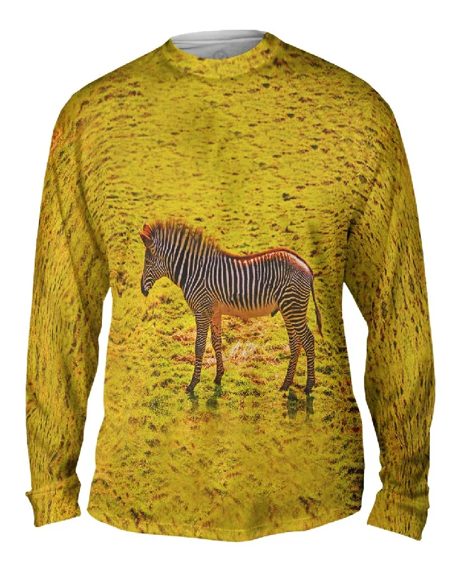 Versatile Button-Up Long Sleeve-Savannah Zebra