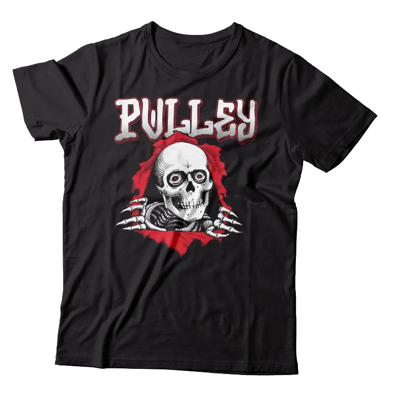 Premium Graphic T-Shirt-PULLEY - "Powell" (Black) (T-Shirt)