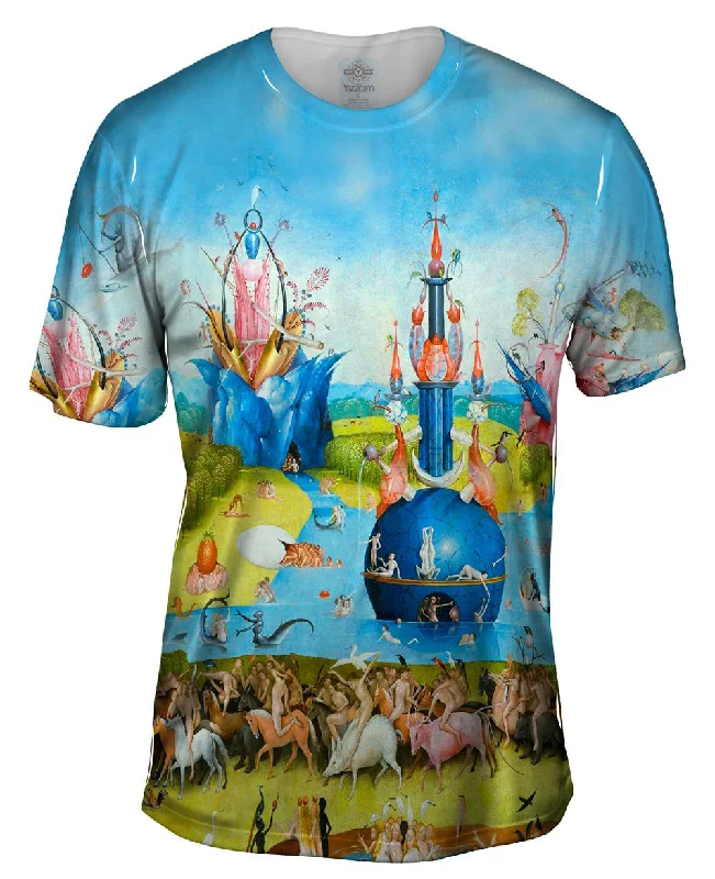 Athletic Fit T-Shirt-Hieronymus Bosch "The Garden of Earthly Delights" 01