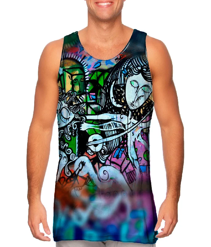 Lightweight Tank Top-Graffiti Sisters