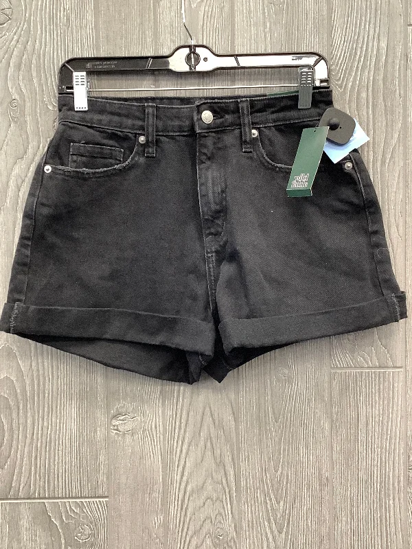 Fashionable Shorts-Shorts By Wild Fable In Black Denim, Size: 6