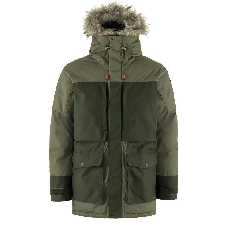 High-Performance Jacket-Fjallraven Polar Expedition Parka Laurel Green / Deep Forest