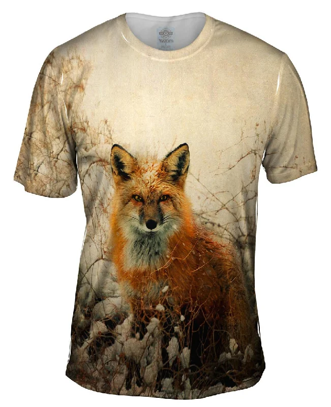 Boxy T-Shirt-Vintage Snow Fox