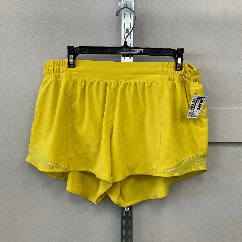 Everyday Shorts-Shorts By Lululemon In Yellow, Size: 14