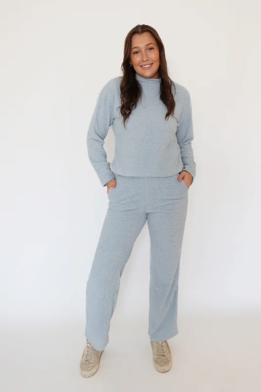 High-Waisted Pants-Mind You Cozy Pant