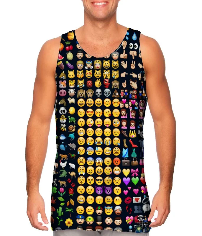 Comfort Fit Tank-Emoji Party Jumbo