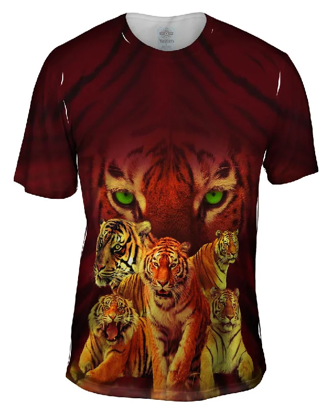 Seasonal Print T-Shirt-Tiger 003