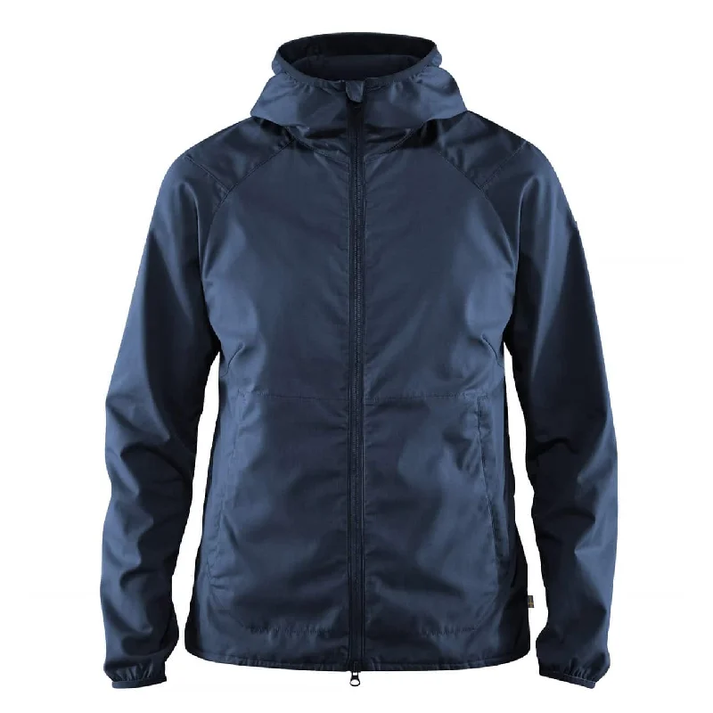 Wind-Resistant Jacket-Fjallraven Womens High Coast Shade Jacket Navy