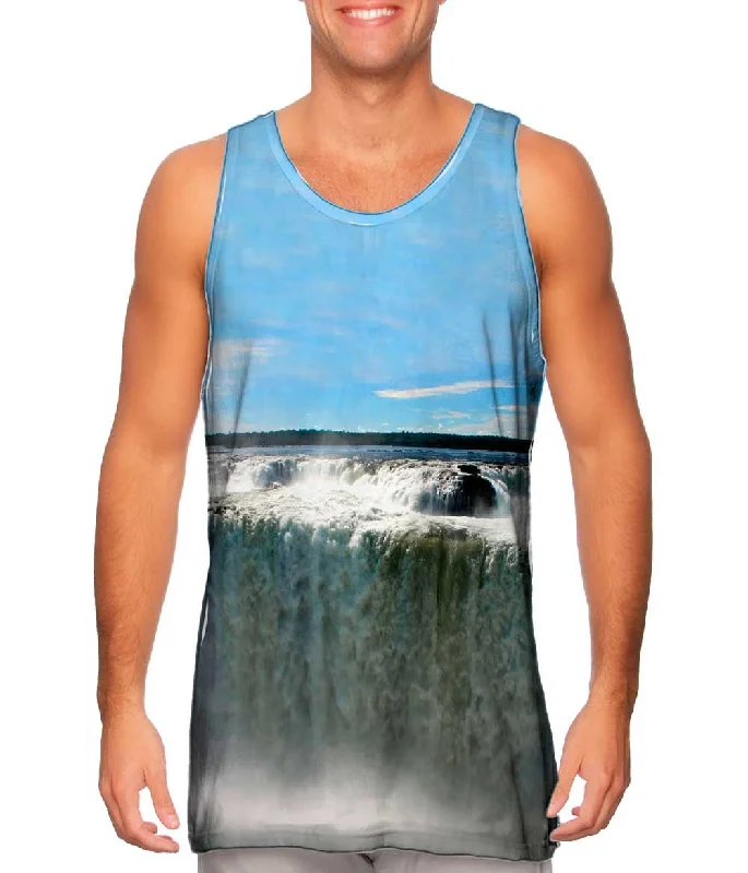 Muscle Tank Top-Garganta Del Diablo Devil Throat Iguazu Falls Argentina