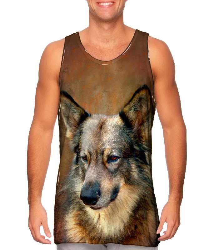 Custom Tank Top-German Shepherd Fun