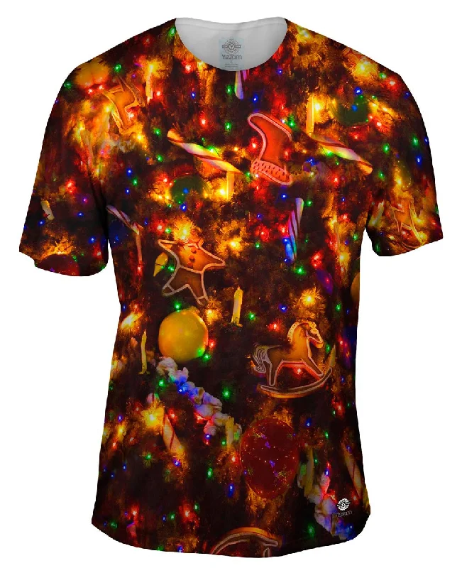 Designer T-Shirt-Christmas Lights In The Dark