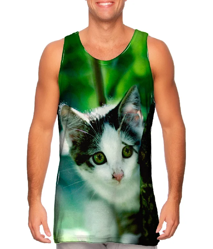 Stretch Tank Top-Globe Trek Kitten